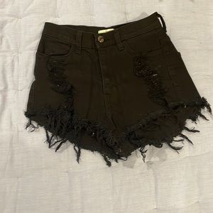 High Waisted Jean Shorts